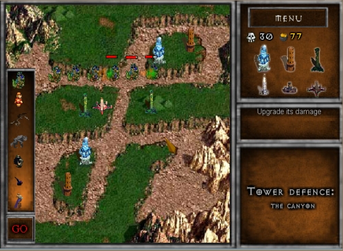 The Canyon Tower Defense Game